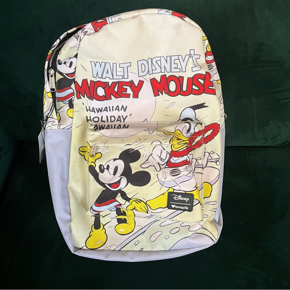 Disney Loungefly Backpack Mickey Mouse & Donald